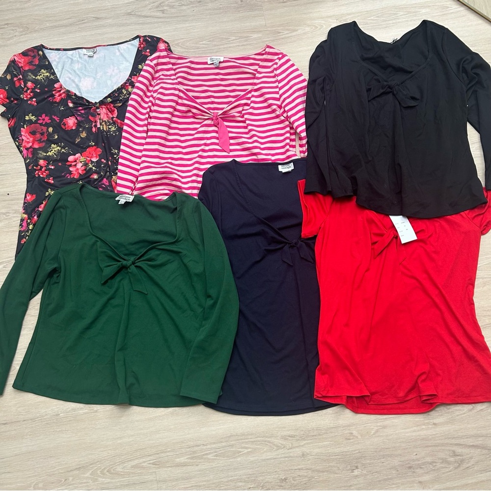Unique vintage shirts tops women’s size 2X bundle lot of 6